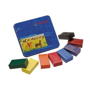 Stockmar blokke, 8 stk. i metalske