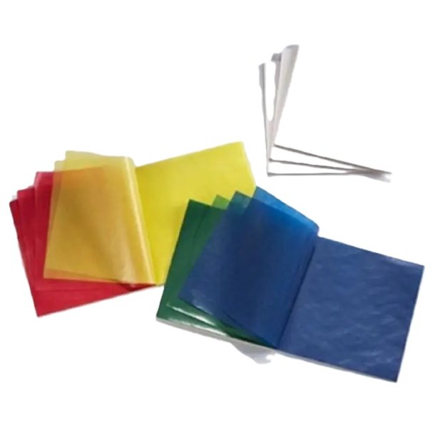 Dragepapir 16 x 16 cm julefarver 100 ark, 1 blok