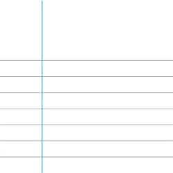 Poesi hfte<br />Portrt A4, 4 sider m/ linjer / 1 tegneside