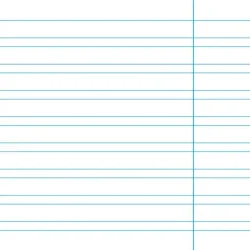 Skriveh�fte 21 x 29,7 cm<br />Blanke sider + linjerede sider