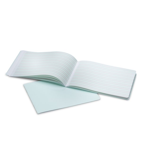 Skrivehfte Landskab A4<br />1 blank side, 1 skriveside<br />m/ hftet ryg