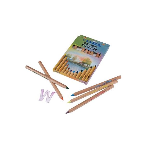 Lyra Super Ferby, Waldorf edition -12 stk. ass. farveblyanter