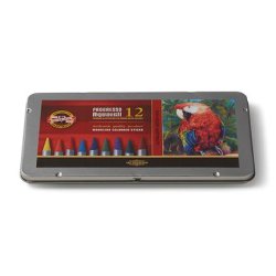 Progresso Woodless akvarel blyanter 12 stk.