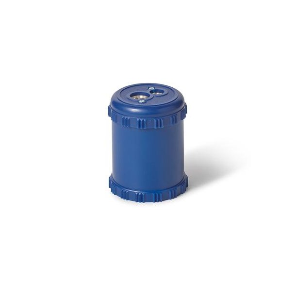 Dobbelt blyantspidser til farveblyanter 2 huller - bl