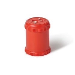 Dobbelt blyantspidser til farveblyanter 2 huller - rd