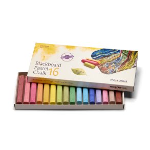 AMS Pastel Tavlekridt, 16 farver