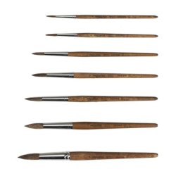 Pensel - kohr m/ rund spids