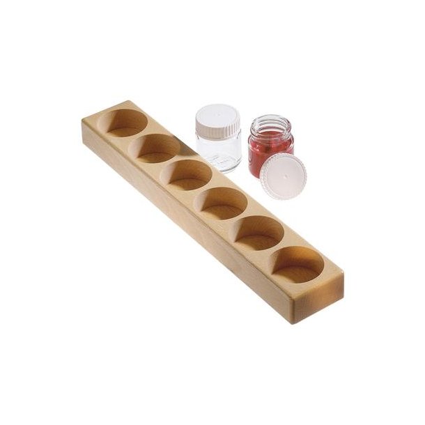 Trholder til 6 farvebeholder (50 ml)