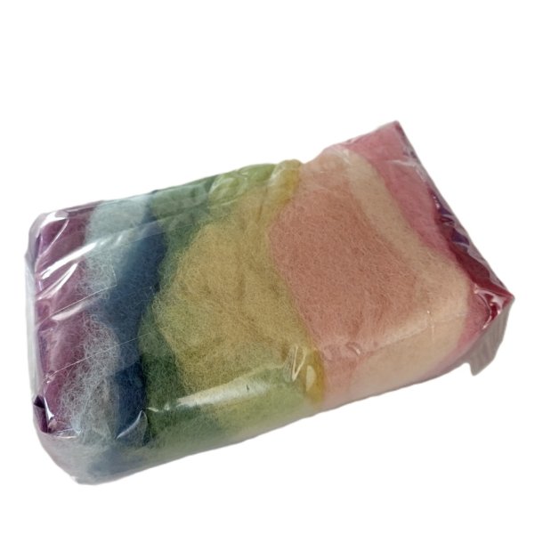 Plantefarvet Merino uld - 12 ass. farver<br />50 gram