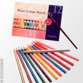 AMS akvarel blyant 12 stk.