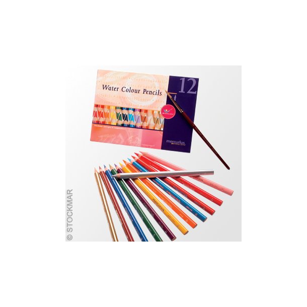 AMS akvarel blyant 12 stk.