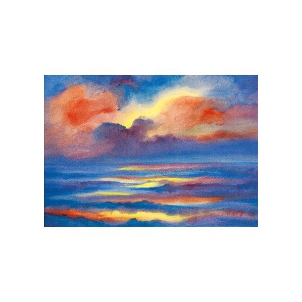 Postkort - Solnedgang