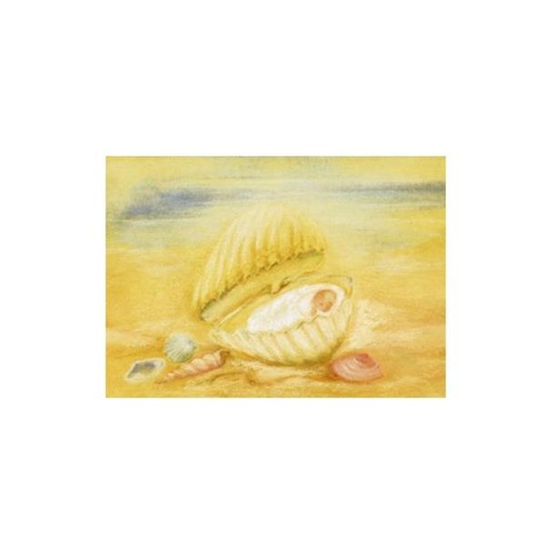 Dobbelt postkort m/ kuvert<br />Baby i musling