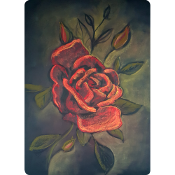 Kridtavle af tr, 30 x 40 cm 