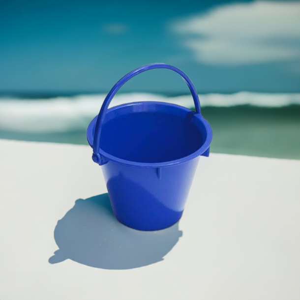 Bl plastspand til sandkassen